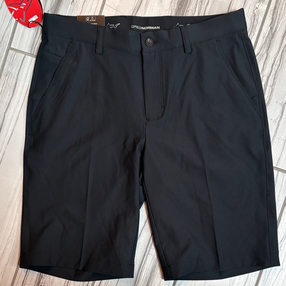 Greg Norman Collection Black Men's Shorts size 30 brand new with tags